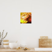 Poster Papillon Visage Gros plan (Cuisine)