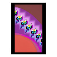 Papillon volant - Art de Ken Gage