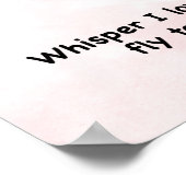 Poster Papillon Whisper (Coin)