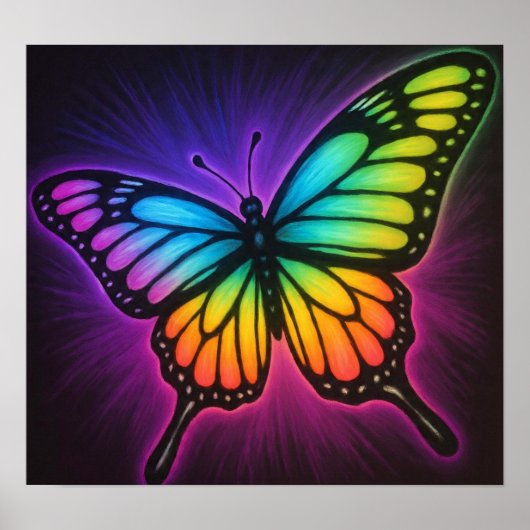 Poster PapillonArcEnCiel (Devant)