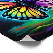 Poster PapillonArcEnCielCosmique (Coin)