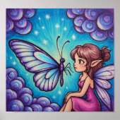 Poster PapillonEsquisse (Devant)