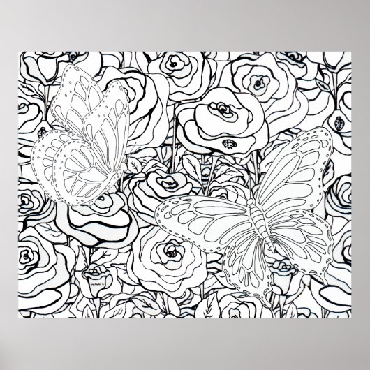 Poster Papillons (Devant)