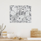 Poster Papillons (Cuisine)