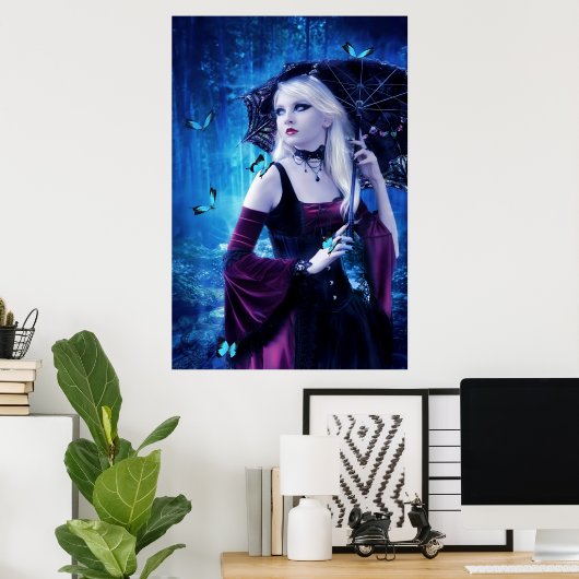 Poster Papillons (Bureau à domicile)