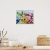 Poster Papillons (Cuisine)