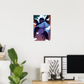 Poster Papillons (Bureau à domicile)