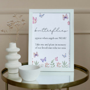 Poster Papillons à l'aquarelle En souvenir