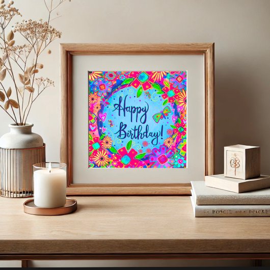 Poster Papillons Anniversaire Plaisir Plutôt Inspiritisme