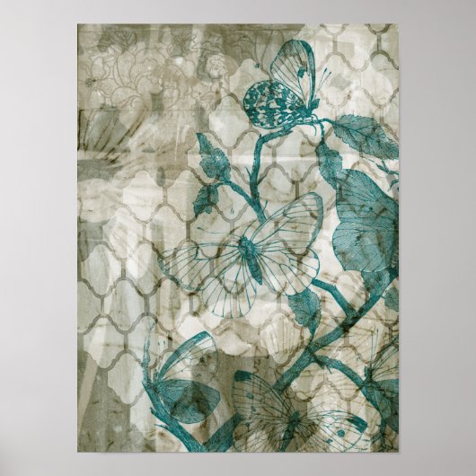 Poster Papillons arabes VI (Devant)