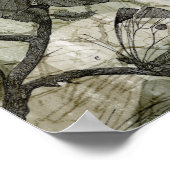 Poster Papillons Arabesques I (Coin)