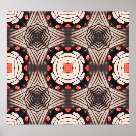 Poster Papillons : Beau Motif sans couture (Devant)