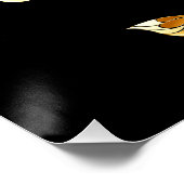 Poster Papillons blancs et dorés (Coin)