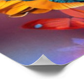 Poster Papillons colorés (Coin)