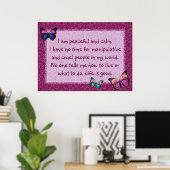 Poster Papillons d'Affirmation Pacifique Imprimer (Bureau à domicile)