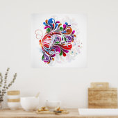 Poster Papillons d'amour Imprimer (Cuisine)