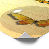 Poster Papillons dans une bulle (Coin)