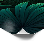 Poster Papillons dans une jungle luxuriante (Coin)