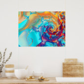 Poster Papillons d'aquarelle (Cuisine)