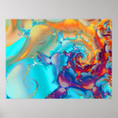 Poster Papillons d'aquarelle (Devant)