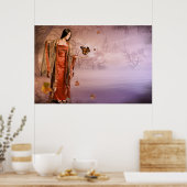 Poster Papillons d'automne et de monarque (Cuisine)