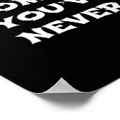 Poster Papillons de fitness Motivation : Noir Blanc 005 (Coin)
