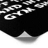 Poster Papillons de fitness Motivation : Noir Blanc 009 (Coin)