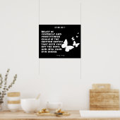 Poster Papillons de fitness Motivation : Noir Blanc 009 (Cuisine)