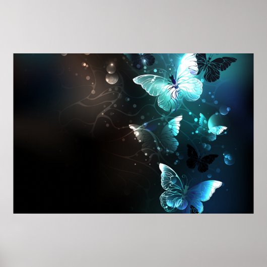Poster Papillons de nuit à la menthe (Devant)