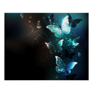 Poster Papillons de nuit à la menthe