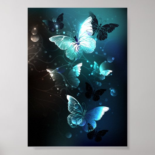 Poster Papillons de nuit à la menthe (Devant)
