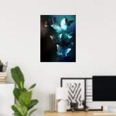 Poster Papillons de nuit à la menthe (Bureau à domicile)