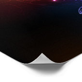 Poster Papillons de nuit lumineux (Coin)