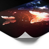 Poster Papillons de nuit lumineux (Coin)