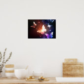 Poster Papillons de nuit lumineux (Cuisine)