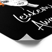 Poster Papillons de sensibilisation à la leucémie Cadeau (Coin)