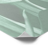 Poster Papillons du Paradis/Tropical Turquoise Splash (Coin)