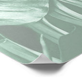 Poster Papillons du Paradis/Tropical Turquoise Splash (Coin)