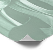 Poster Papillons du Paradis/Tropical Turquoise Splash (Coin)