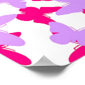 Poster Papillons en couches (Coin)