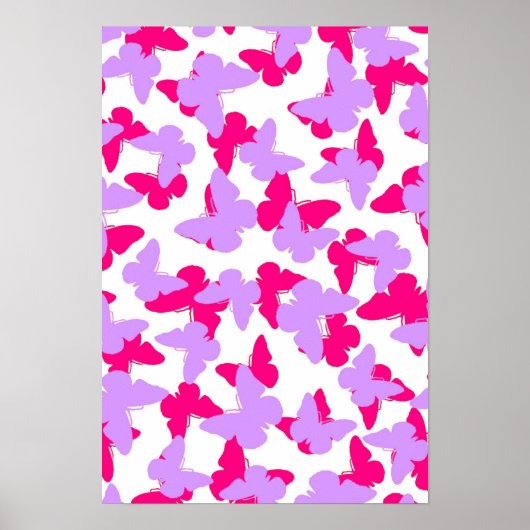 Poster Papillons en couches (Devant)