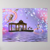 Poster Papillons et anges (Devant)