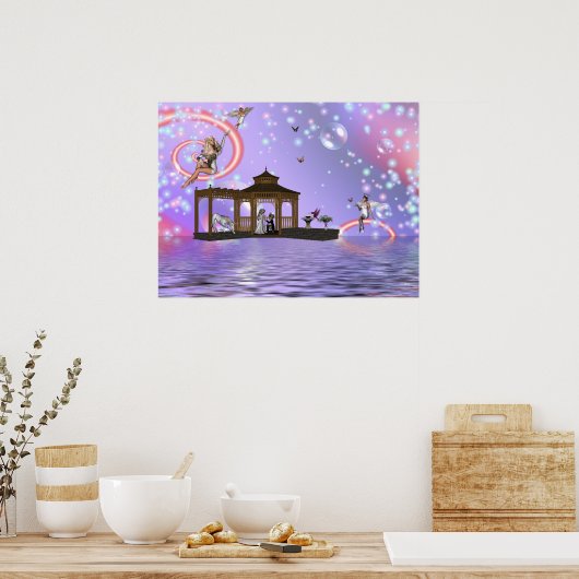 Poster Papillons et anges (Cuisine)