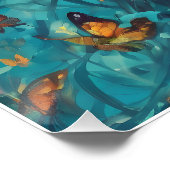 Poster Papillons et blues série 1 (Coin)