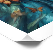 Poster Papillons et blues série 10 (Coin)