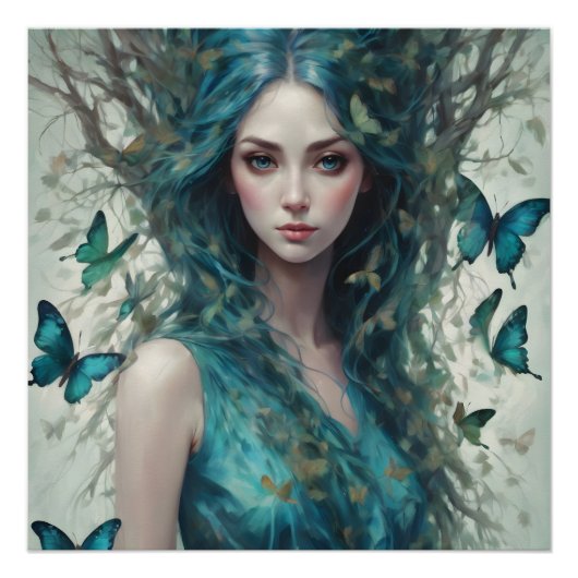 Poster Papillons et blues série 4 (Devant)