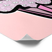 Poster papillons et cupcakes aux fleurs (Coin)