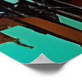 Poster Papillons et femme (Coin)