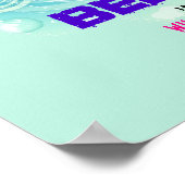 Poster Papillons et fleurs avec citation magique (Coin)