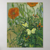Poster Papillons et papillons | Vincent van Gogh (Devant)
